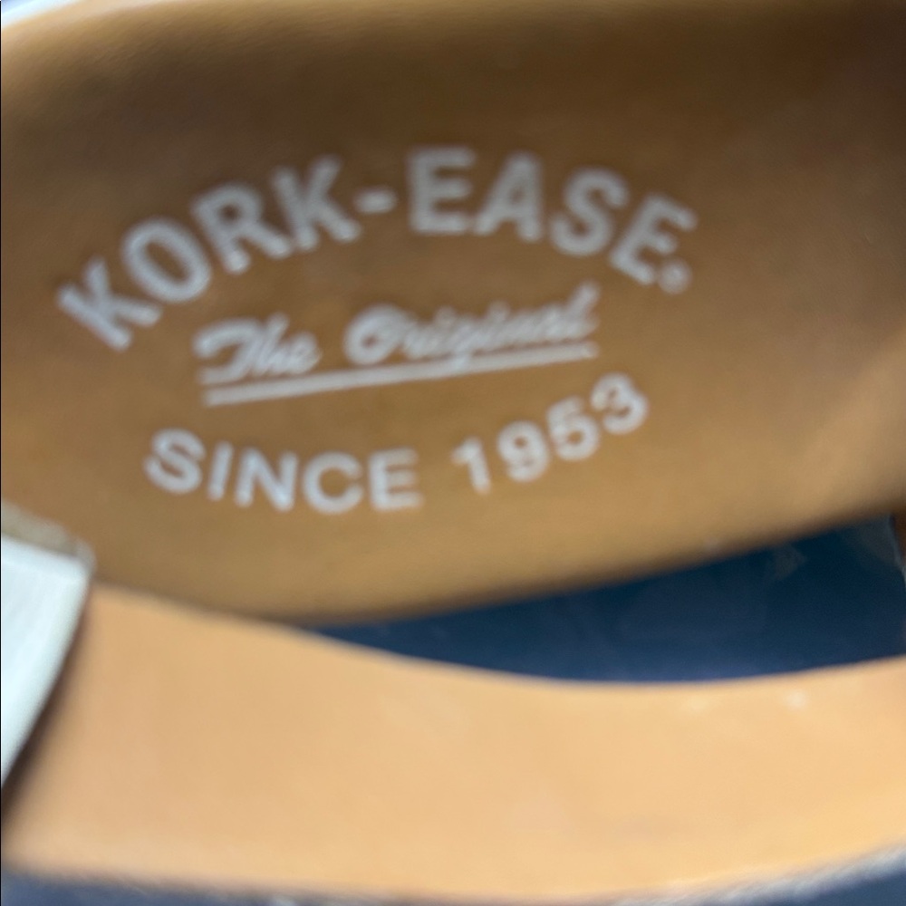 Kork-Ease White Hailey Platform Wedge Sandal Sz 9 - Picture 6 of 9